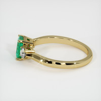 Emerald Ring 0.74 Ct. 18K Yellow Gold Preview