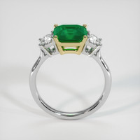 1.48 Ct. Emerald Ring, 18K Yellow & White 3