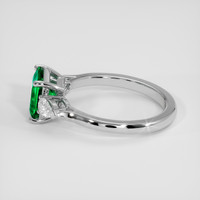 1.31 Ct. Emerald Ring, Platinum 950 4