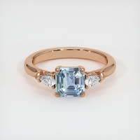 1.58 Ct. Sapphire Ring, 14K Rose Gold 1
