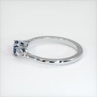 0.40 Ct. Sapphire Ring, 14K White Gold 3