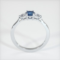 0.40 Ct. Sapphire Ring, 18K White Gold 3