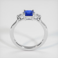 1.07 Ct. Sapphire Ring, 18K White Gold 3