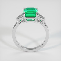 2.55 Ct. Emerald Ring, 18K White Gold 3