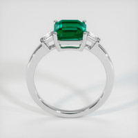 2.57 Ct. Emerald Ring, Platinum 950 3