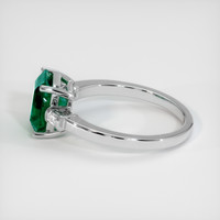 2.57 Ct. Emerald Ring, Platinum 950 4