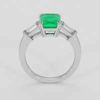 2.59 Ct. Emerald Ring, Platinum 950 3