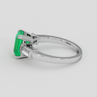 2.59 Ct. Emerald Ring, Platinum 950 4