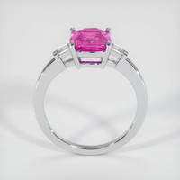 3.42 Ct. Pink Sapphire Ring, Platinum 950 3