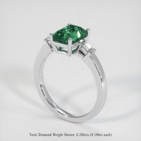 2.22 Ct. Sapphire Ring, Platinum 950 2