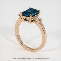 2.72 Ct. Gemstone Ring, 14K Rose Gold 2