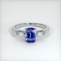 1.80 Ct. Blue Sapphire Ring, 10K White Gold 1
