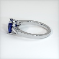1.80 Ct. Blue Sapphire Ring, 10K White Gold 4