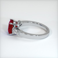 2.52 Ct. Ruby Ring, 10K White Gold 4