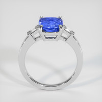 3.02 Ct. Blue Sapphire Ring, 14K White Gold 3