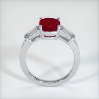 2.52 Ct. Ruby Ring, 14K White Gold 3