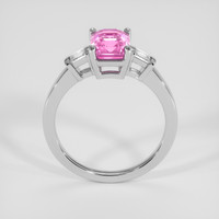 2.24 Ct. Pink Sapphire Ring, 14K White Gold 3