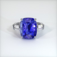 12.48 Ct. Sapphire Ring, 18K White Gold 1