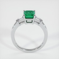 1.38 Ct. Emerald  Ring - 18K White Gold