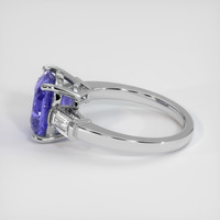 4.27 Ct. Sapphire Ring, 18K White Gold 4