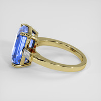 6.90 Ct. Bi Color / Parti Sapphire Ring, 10K Yellow Gold 4