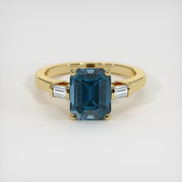 2.72 Ct. Gemstone Ring, 14K Yellow Gold 1