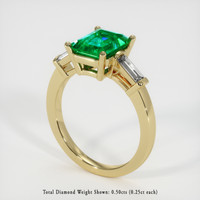 Emerald Ring 1.60 Ct., 18K Yellow Gold Preview