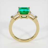 1.60 Ct. Emerald  Ring - 18K Yellow Gold