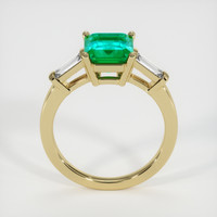 1.60 Ct. Emerald Ring, 18K Yellow Gold 3