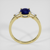 3.02 Ct. Blue Sapphire Ring, 18K Yellow Gold 3