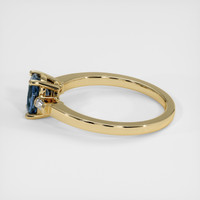 0.98 Ct. Sapphire Ring, 18K Yellow Gold 4