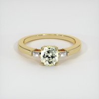 1.08 Ct. Sapphire Ring, 18K Yellow Gold 1