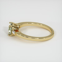 1.08 Ct. Sapphire Ring, 18K Yellow Gold 4