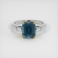 2.72 Ct. Gemstone Ring, 14K Yellow & White 1