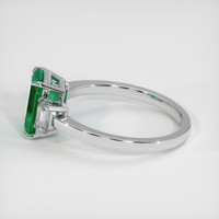 2.28 Ct. Emerald Ring, Platinum 950 4