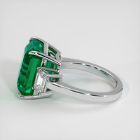 9.82 Ct. Emerald Ring, Platinum 950 4