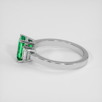 1.49 Ct. Emerald Ring, Platinum 950 4