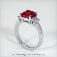 Ruby Ring 3.12 Ct., Platinum 950 Preview