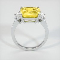 10.07 Ct. Yellow Sapphire Ring, Platinum 950 3