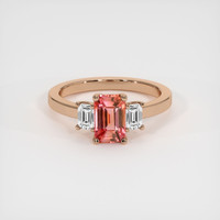 1.13 Ct. Sapphire Ring, 18K Rose Gold 1