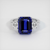 10.79 Ct. Sapphire Ring, 14K White Gold 1