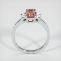 1.47 Ct. Padparadscha Sapphire Ring, 14K White Gold 3