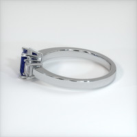 0.89 Ct. Sapphire Ring, 18K White Gold 4
