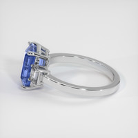 3.04 Ct. Sapphire Ring, 18K White Gold 4