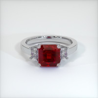 Ruby Ring 3.12 Ct., 18K White Gold Preview