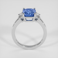 3.17 Ct. Blue Sapphire Ring, 18K White Gold 3