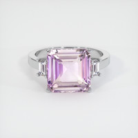 6.08 Ct. Sapphire Ring, 18K White Gold 1