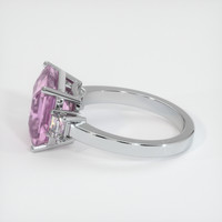 6.08 Ct. Sapphire Ring, 18K White Gold 4
