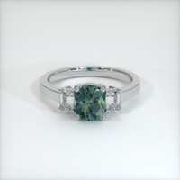 1.19 Ct. Sapphire Ring, 18K White Gold 1