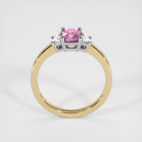 1.04 Ct. Pink Sapphire Ring, 14K White & Yellow 3